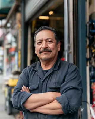 Robert Mendoza Jr., master plumber